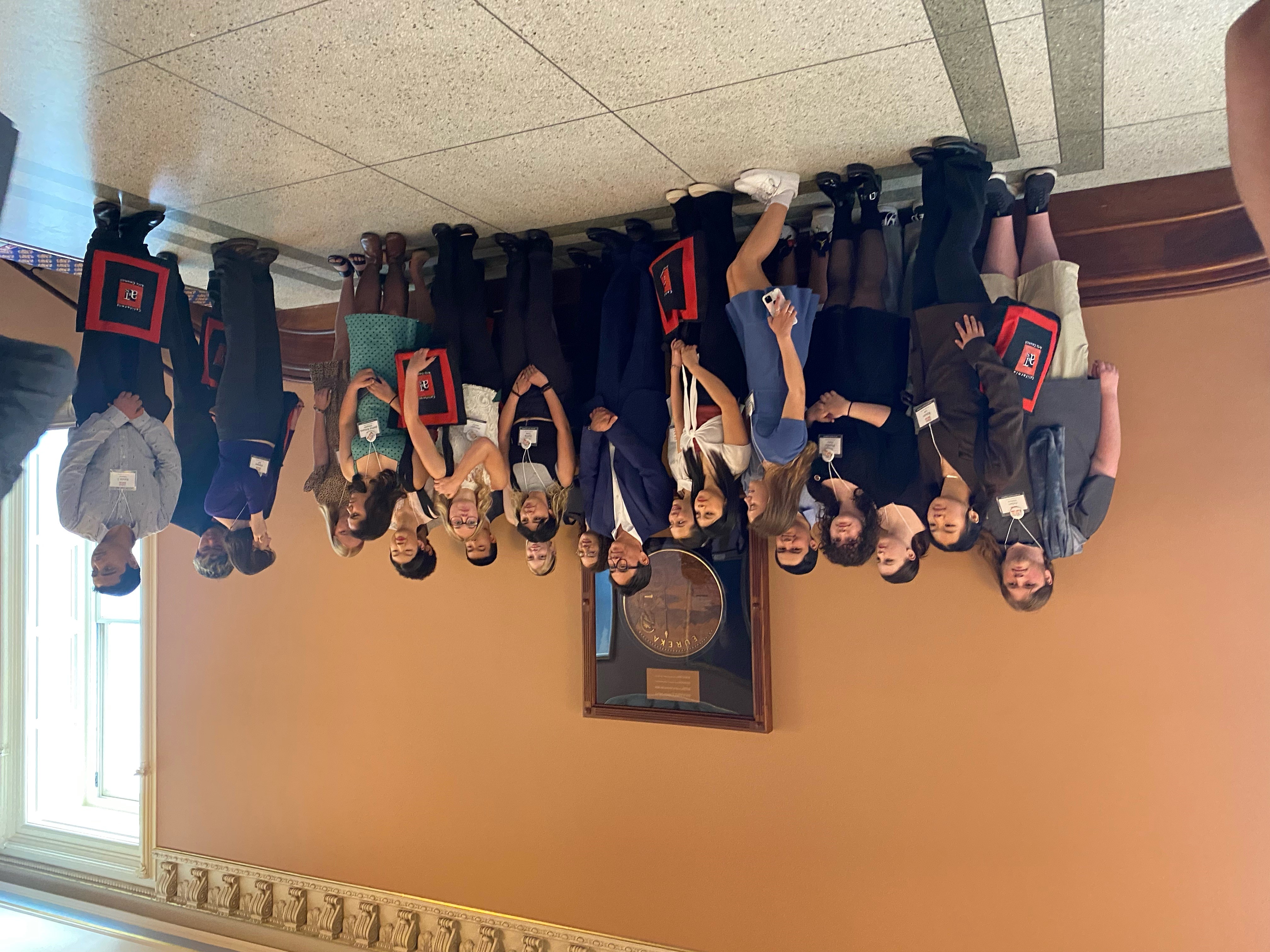 Group of students gathered together for picture