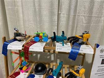 Junk Robotics on display at the Butte County Fair