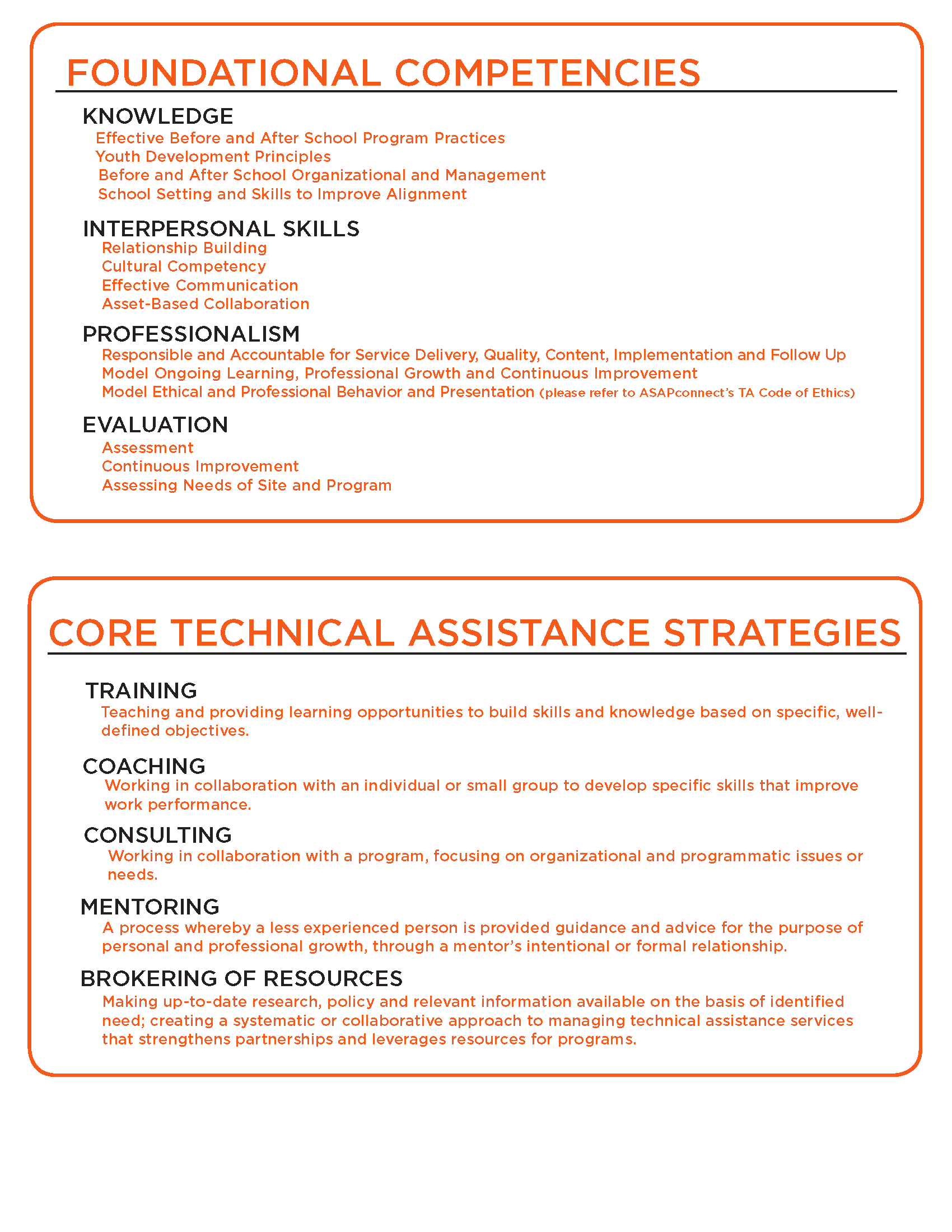ASAP TA Services Diagram