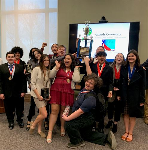 Las Plumas High School Academic Decathlon, Winning team photo