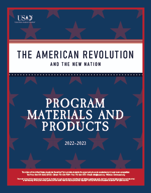 2022-2023 Program Materials and Products Brochure Cover